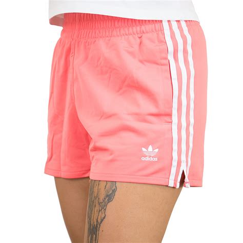 herren adidas shorts streifen pink|adidas originals samba shorts.